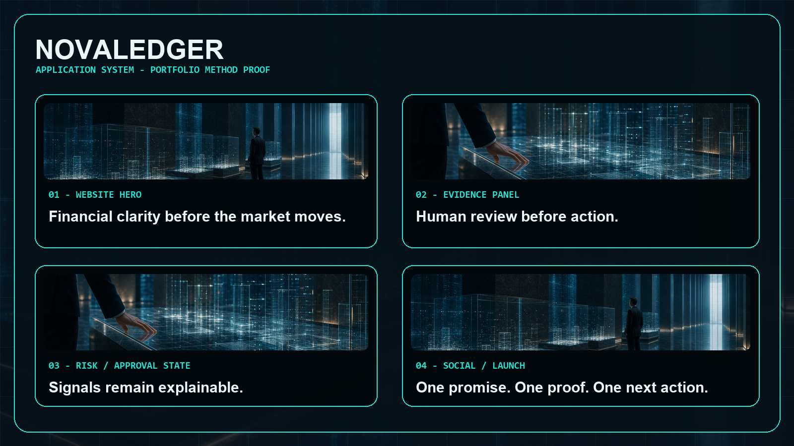 NOVALEDGER safe-route application test board