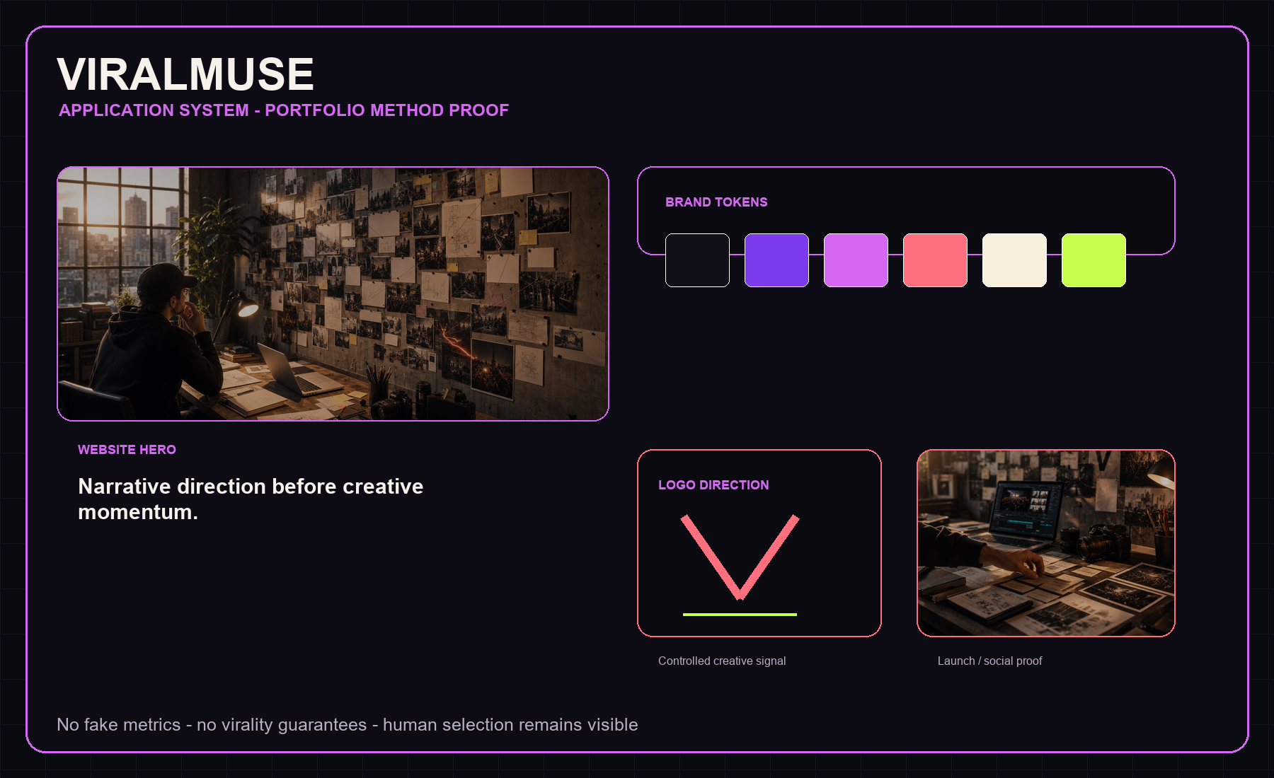 VIRALMUSE safe-route application test board